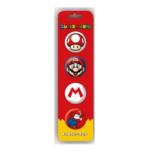 NINTENDO - Super Mario - Eraser Set