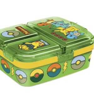 POKEMON - A wild Pikachu - Lunch Box multi compartment