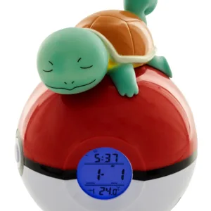 POKEMON - Squirtle - LED Light-Up Alarm Clock - 6inch