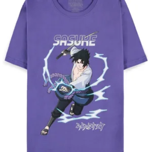 NARUTO - Sasuke Purple - Men T-Shirt (S)