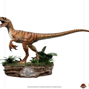 JURASSIC PARK LOST WORLD -Velociraptor Del. -Statue ArtScale 1/10 18cm