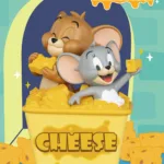 TOM & JERRY - "Jerry & Tuffy Cheese Party" - Bank 23.4cm