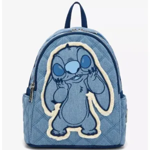 DISNEY - Stitch "Denim" - Mini Backpack Loungefly 'Exclusive'