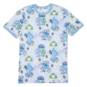 LILO AND STITCH - Springtime Stitch - T-Shirt Unisex Loungefly (S)