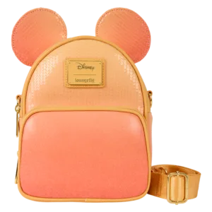 DISNEY - Mickey Mouse "Glitter" - Convertible Crossbody bag Loungefly