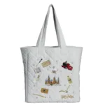 HARRY POTTER - Symboles - Sac Premium Brodé et Velours