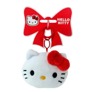 HELLO KITTY - Head - Purple - Mini Keyring Plush