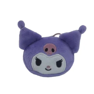 KUROMI - Head - Purple - Mini Keyring Plush