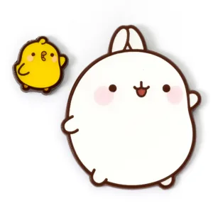 MOLANG & Piu Piu - Pin Badge