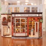 MINIATURE HOUSE - DIY- Librairie Thames - 343pc+Eclairage LED