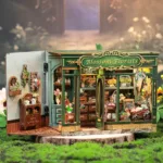 MINIATURE HOUSE - DIY - Fleuriste - 265pc + Eclairage LED