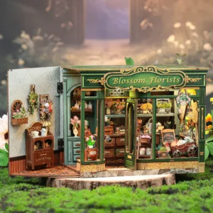 MINIATURE HOUSE - DIY - Fleuriste - 265pc + Eclairage LED