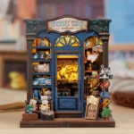 MINIATURE HOUSE - DIY - Journey Trace Bookshop - 241pc + LED Light