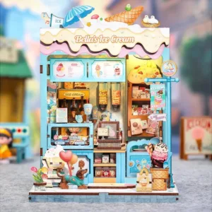 MINIATURE HOUSE - DIY- Glacier Bella - 225pc + Eclairage LED