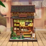 MINIATURE HOUSE - DIY- Kanmi-Dokoro Kurihara - 227pc + Eclairage LED