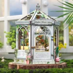 MINIATURE HOUSE - DIY- Maison des Fleurs Windsor - 235pc+Eclairage LED