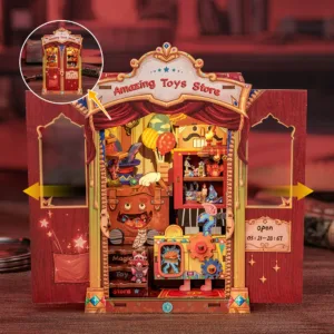 BOOK NOOK KIT - DIY - Amazing Toy Store - 107pc + LED Light