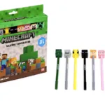 MINECRAFT - Heads - Set of 8 Head Topper Erasable Gel Pen