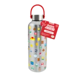SUPER MARIO - Symbols - Metal Water Bottle with Carry Loop - 500ml