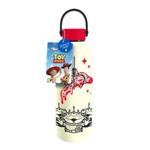 TOY STORY - Pizza Planet - Metal Water Bottle with Carry Loop - 500ml