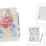 CARE BEAR - Heart - Pack Notebook + Pen + Stickers