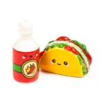 KAWAII - Taco   & Sauce - Salt and Pepper Shakers Set