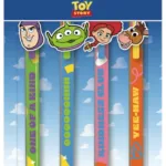 TOY STORY - 4 Stylos à Gel Effaçable + Head Topper