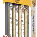 WINNIE THE POOH - 4 Head Topper Erasable Gel Pens