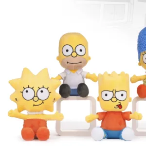 LES SIMPSONS - Assortiment de 24 Peluches - 5 Modèles - 30cm