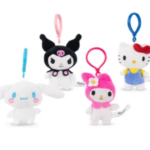 HELLO KITTY & Friends - Assortiment de 32 Bag Clips 4 Modèles - 15cm