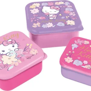 HELLO KITTY - Boîtes à Snack - 3 pcs