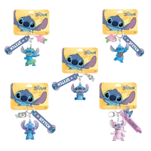 STITCH - Display 25 Porte-Clés 3D - 5 Modèles