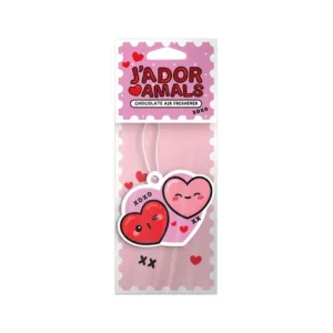 KAWAII - Double Coeur - Désodorisant Voiture - Chocolat