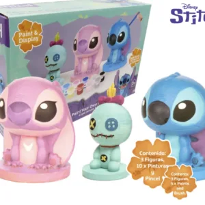 STITCH & ANGEL & SCRUMP - Set de 3 Figurines à Peindre