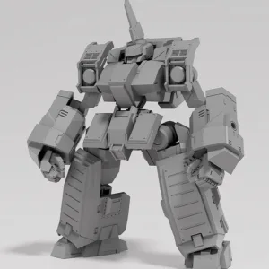 TITANOMACHIA - Side : CC Graf Faust "Gray" - Model Kit Moderoid 10.5cm