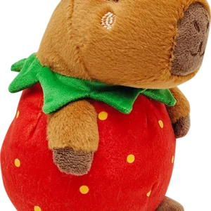 HUG A CAPYBARA - Capybara Fraise - Peluche 23cm