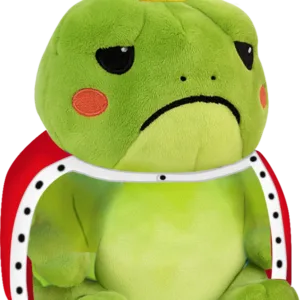 FROWNY FROGS - Le roi grenouille - Peluche 25cm