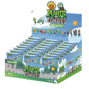 PLANTS VS ZOMBIES - Series 1 - 3D Foam Bag Clip (Display 24 Pcs)