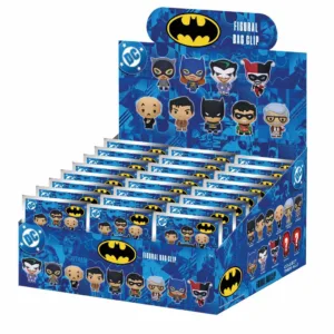 BATMAN ANIMATED - Series 1 - 3D Foam Bag Clip (Display 24 Pcs)