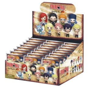 FAIRY TAIL - Series 1 - 3D Foam Bag Clip (Display 24 Pcs)