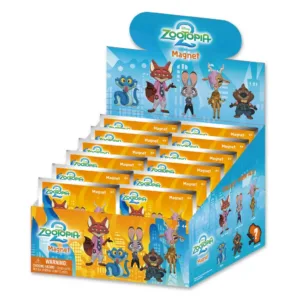 ZOOTOPIE 2 - Series 1 - 3D Foam Magnets in blind bags (Display 12 Pcs)