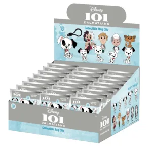 101 DALMATIENS - Series 72 - 3D Foam Bag Clip (Display 24 Pcs)