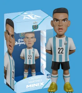 ARGENTINE - Lautaro Martinez - Figurine Minix Coupe du Monde 12cm