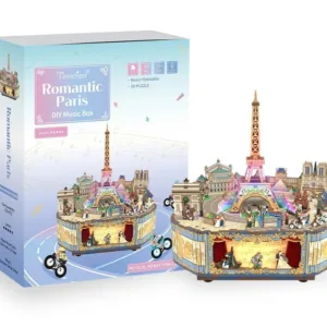 PARIS ROMANTIQUE - Boite Musicale DIY - 156pcs