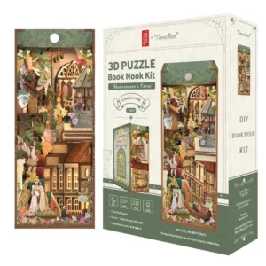 BOOK NOOK KIT - DIY- Les vers de Shakespeare - 212pcs + LED Light