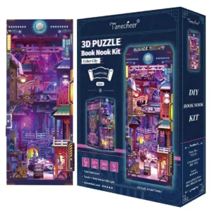 BOOK NOOK KIT - DIY- Cyber City - 284pcs + LED Light