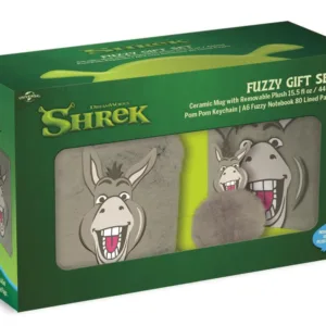 SHREK - L'Ane - Gift Set Fuzzy - Notebook + Mug 440ml + Porte-clé