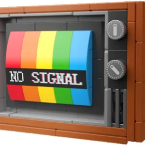POP SERIES - Kit de Construction - Télévision Couleur 1970 - 132pc