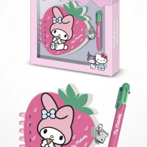 MY MELODY - Fraise - Gift Box - Journal Intime + Stylo