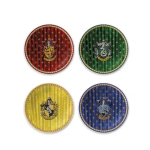 HARRY POTTER - Les 4 Maisons - Set de 4 Assiettes à Dessert 19cm
